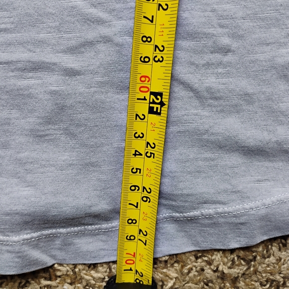 Buck Mason Light Blue‑Gray 100% Cotton Tee Sz Large USA Made - Picture 6 of 7